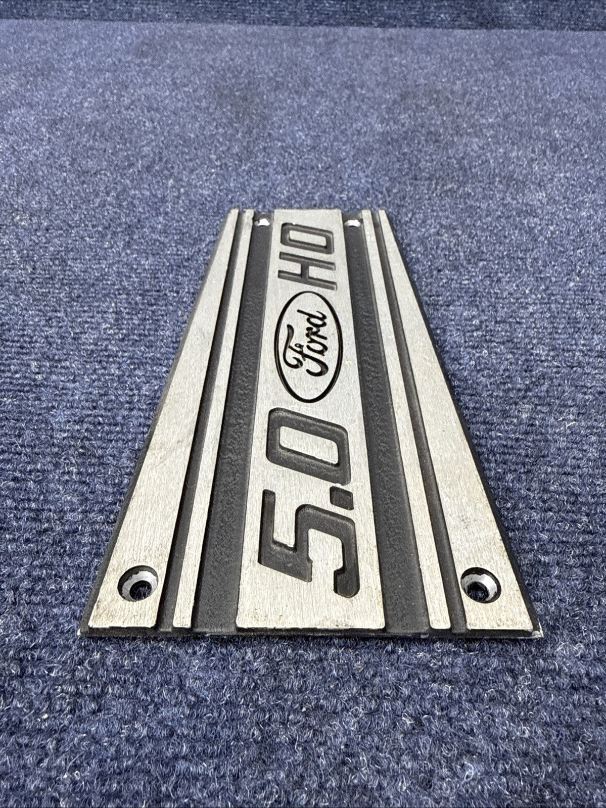 86-87-93 Ford Mustang Factory Upper Intake Manifold Plaque Cover 5.0 V8 OEM GT 