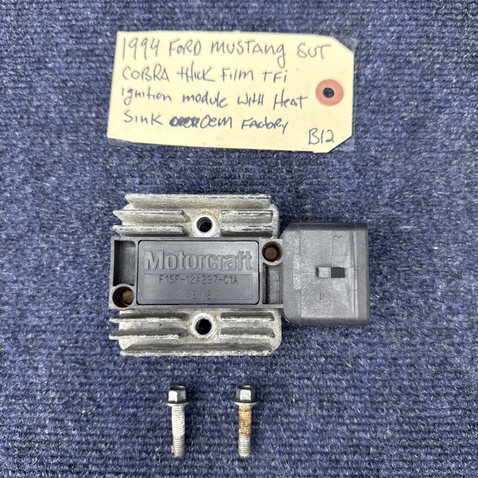 94-95 Mustang Gt Thick Film Ignition Module With Heat Sink Tfi Oem Aa7379