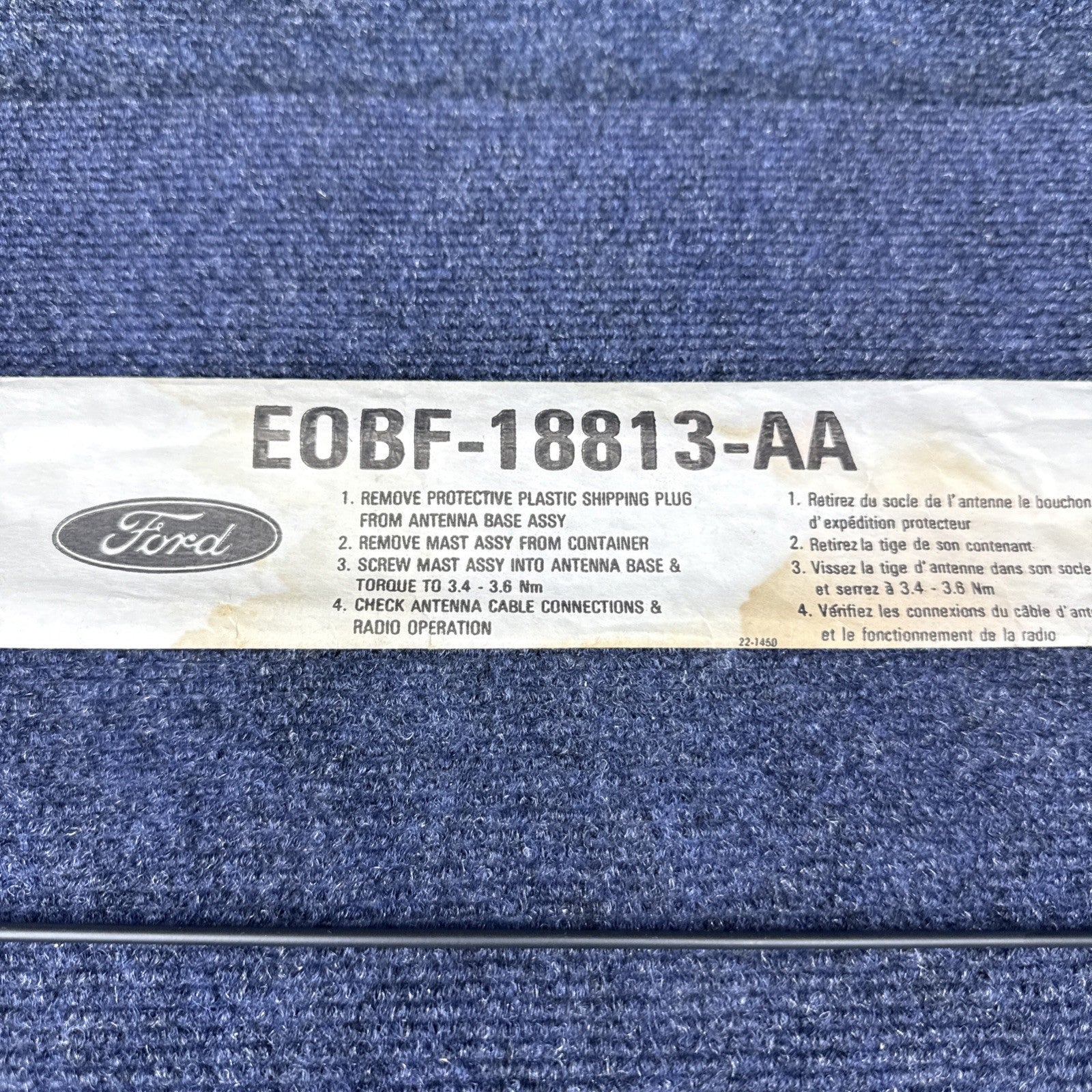 1973-1993 Ford Mustang Mach 1 King Cobra LX GT SVO Saleen NOS RADIO ANTENNA MAST