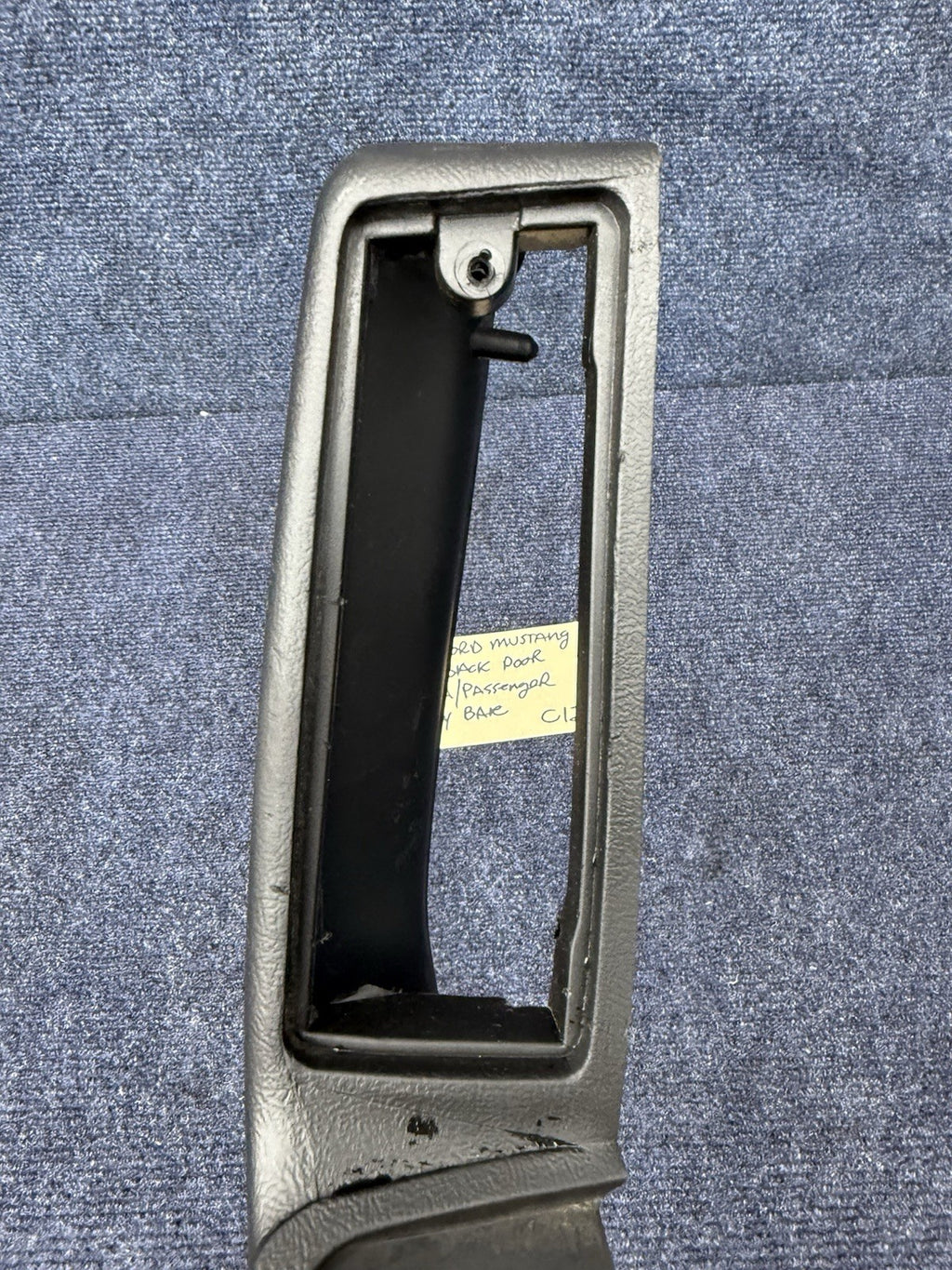 87-93 Ford Mustang Black PASSENGER SIDE Arm Rest Door Pull RH Oem Factory