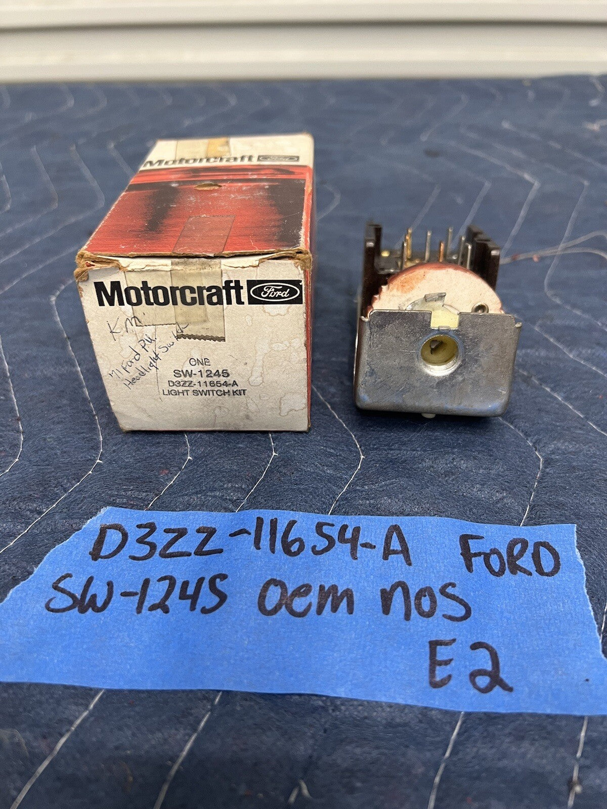 NOS 1973 - 1977 Ford Bronco Headlight Switch Sw-1245 D3zz-11654-a Oem Ford