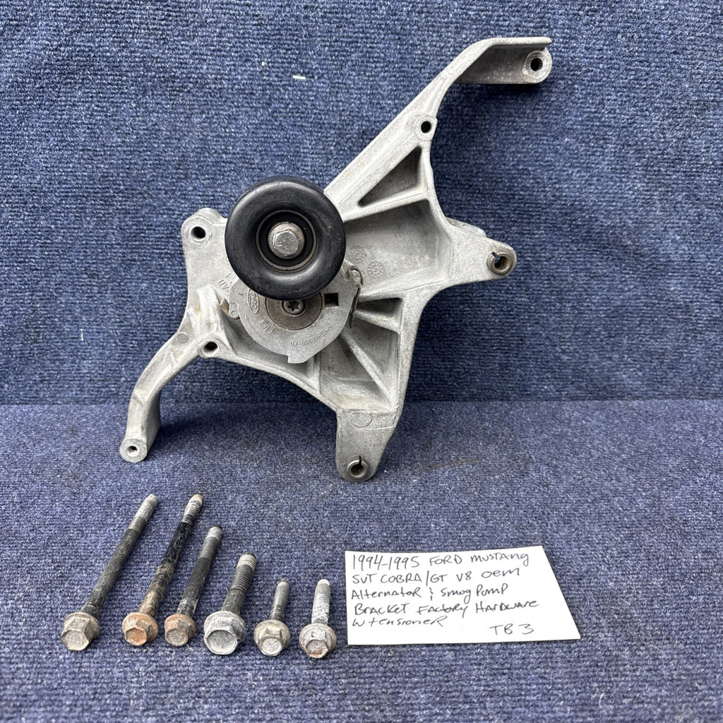 1994 Ford Mustang GT Cobra 5.0L 302 Alternator Smog Pump Bracket OEM Factory Sn