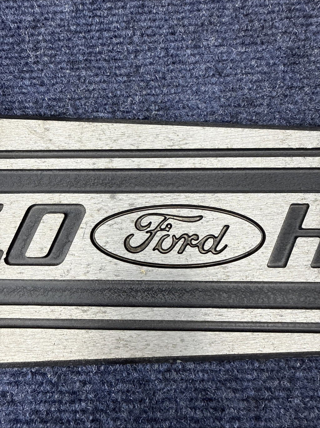 86-87-93 Ford Mustang Factory Upper Intake Manifold Plaque Cover 5.0 V8 OEM GT 