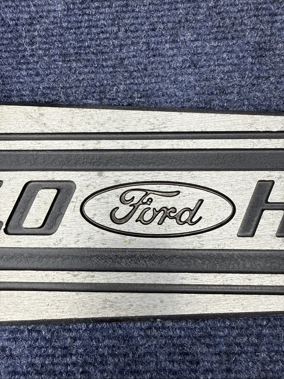 86-87-93 Ford Mustang Factory Upper Intake Manifold Plaque Cover 5.0 V8 OEM GT 