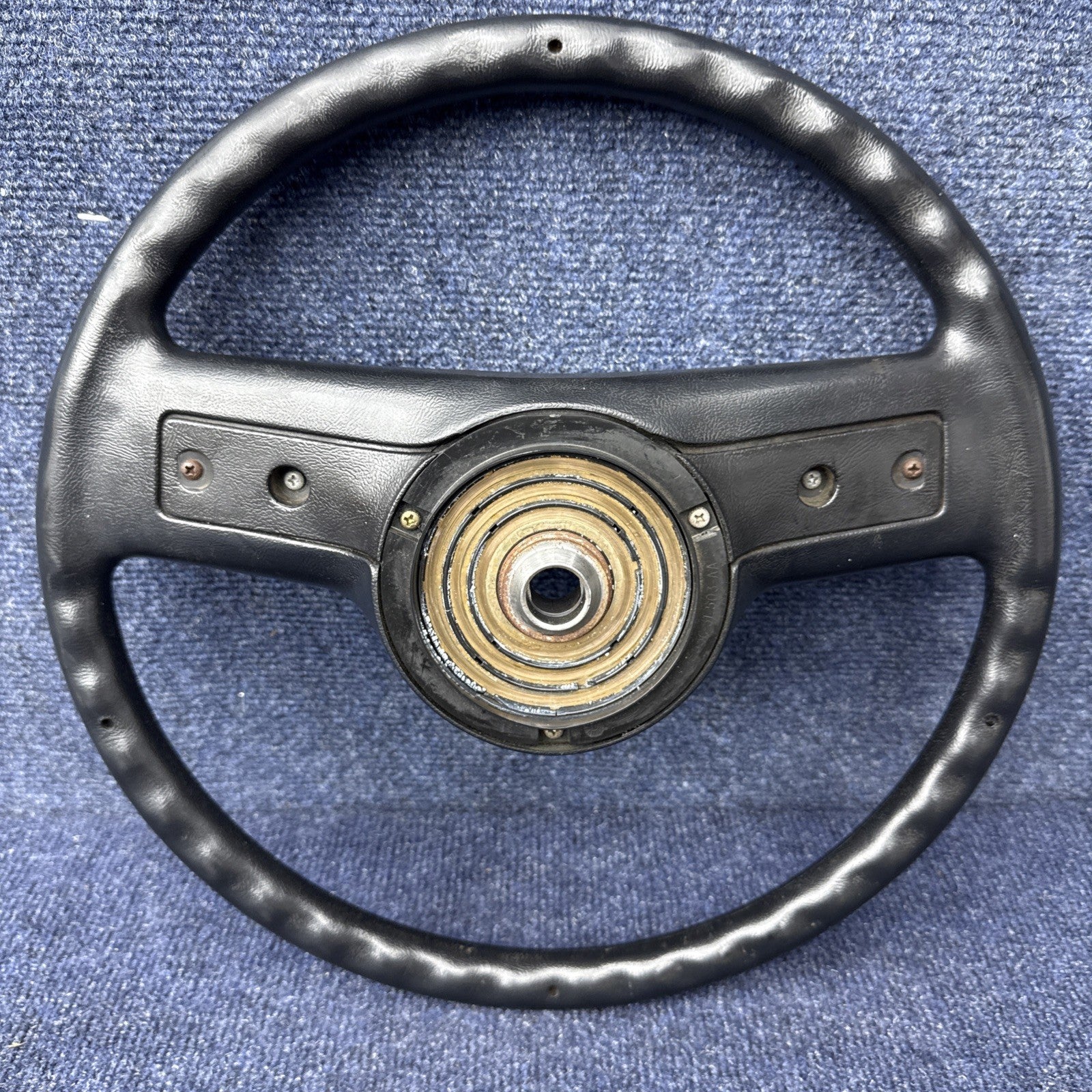 1985  1986 Ford Mustang Steering Wheel 2 Spoke Cruise Control OEM Factory Nice