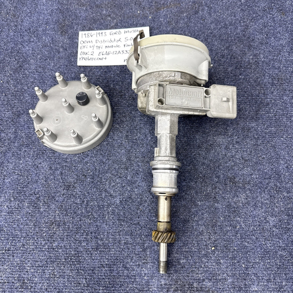 87-93 Ford Mustang Ignition Distributor EFI 302 V8 TFI Cap Rotor Motorcraft OEM