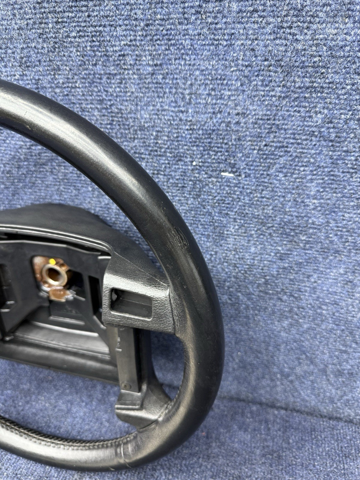 90-93 Ford Mustang Black Steering Wheel Leather  Factory OEM Coupe Hatch Stock