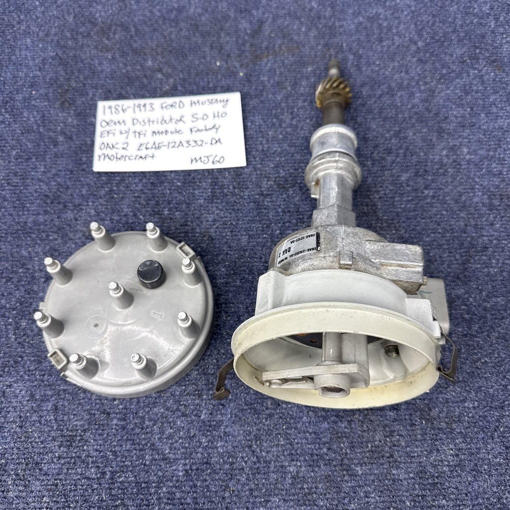 87-93 Ford Mustang Ignition Distributor EFI 302 V8 TFI Cap Rotor Motorcraft OEM