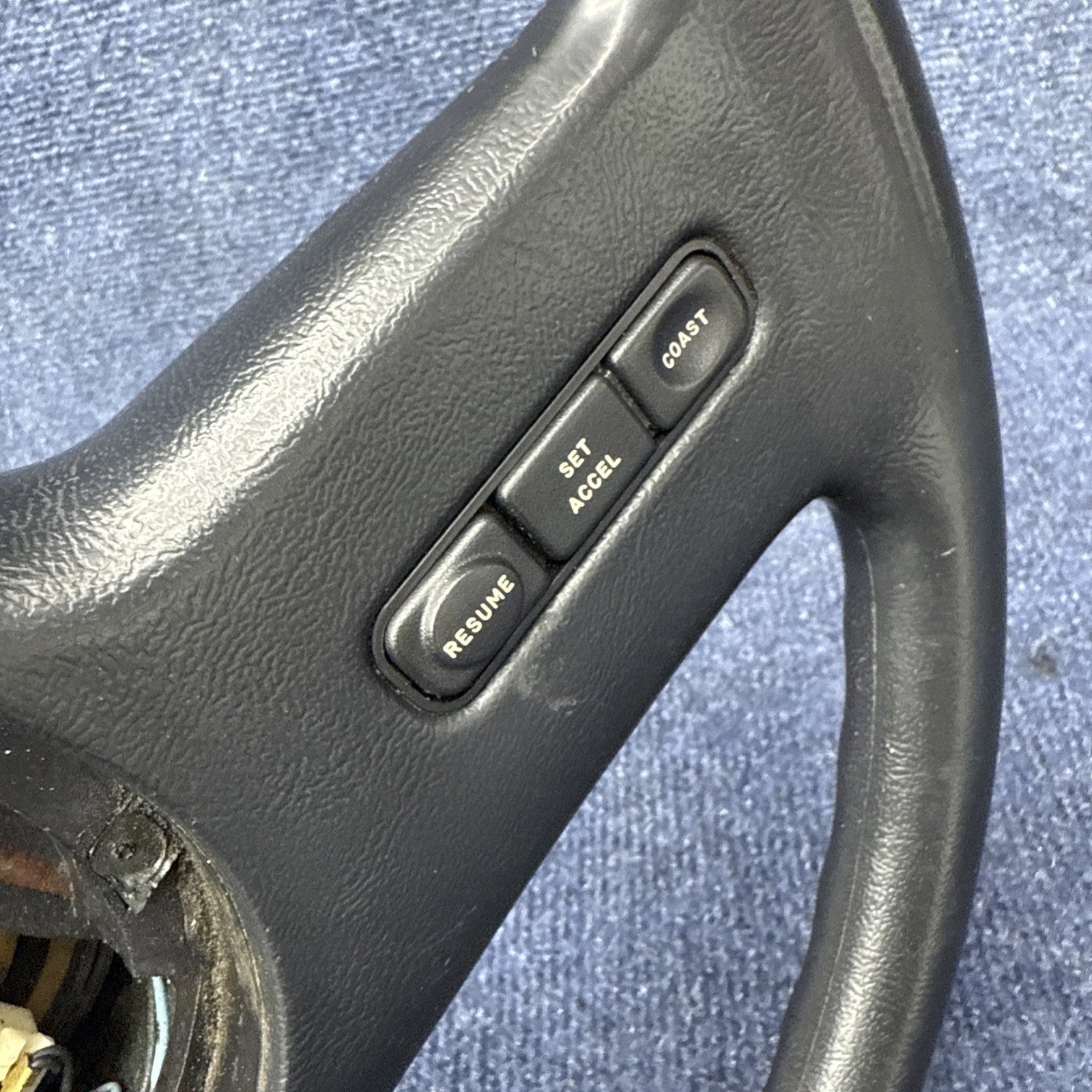 1985  1986 Ford Mustang Steering Wheel 2 Spoke Cruise Control OEM Factory Nice