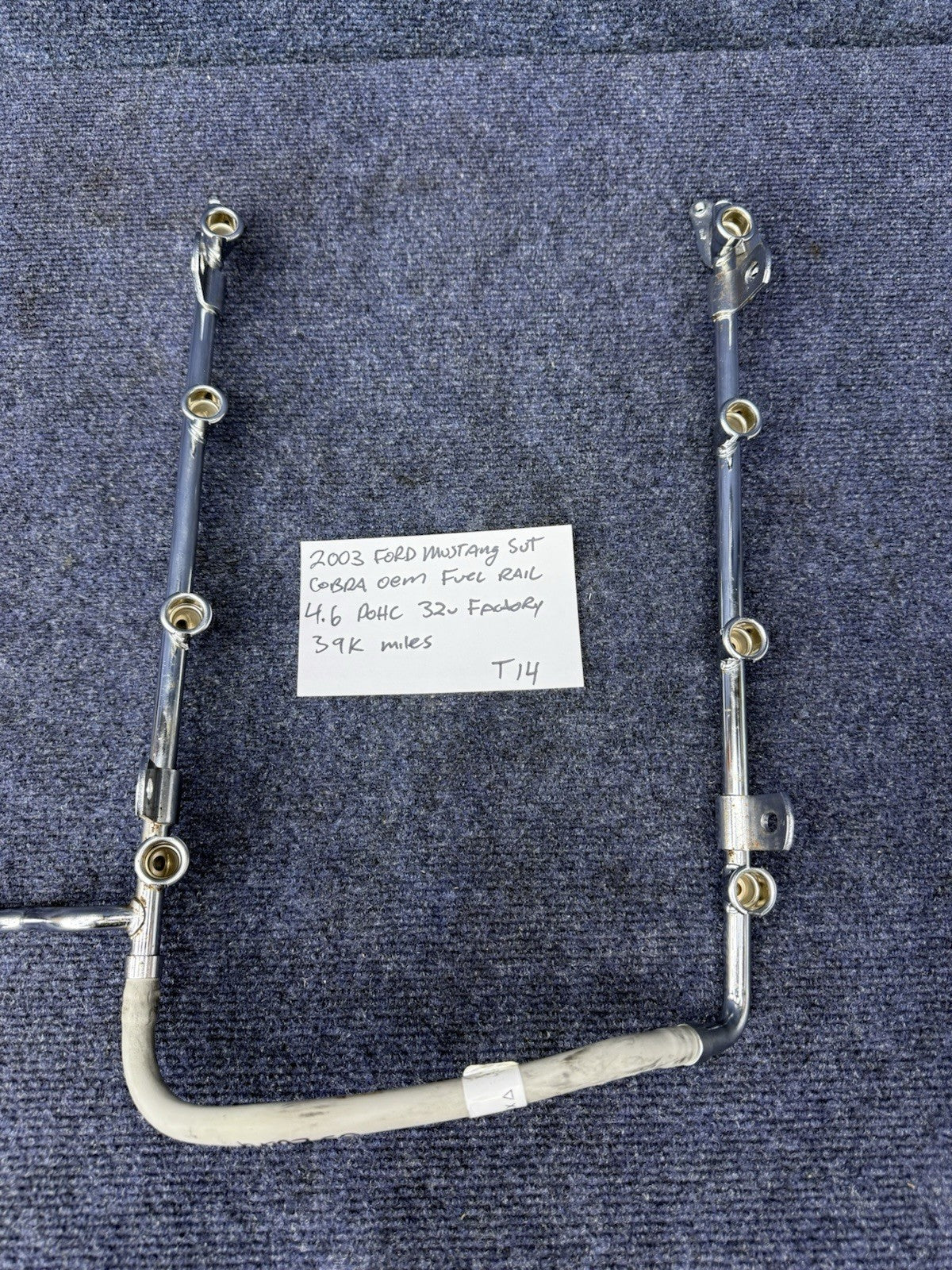 2003-2004 Ford Mustang SVT Cobra Fuel Rail OEM Factory 99-04 Terminator 4.6 DOHC