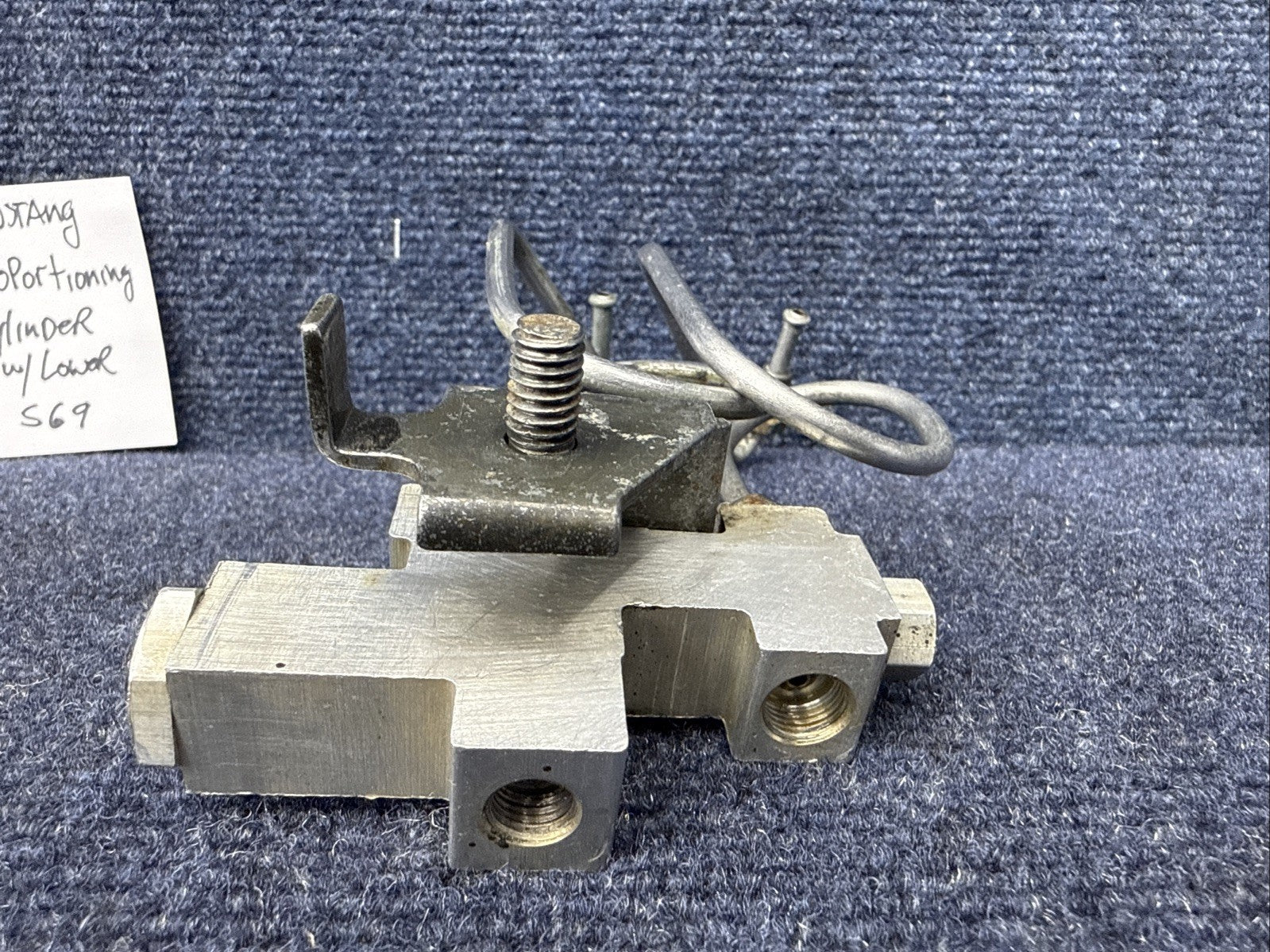 87-93 Ford Mustang Brake Proportioning Valve w/ Bracket Master Cylinder DRUM OEM