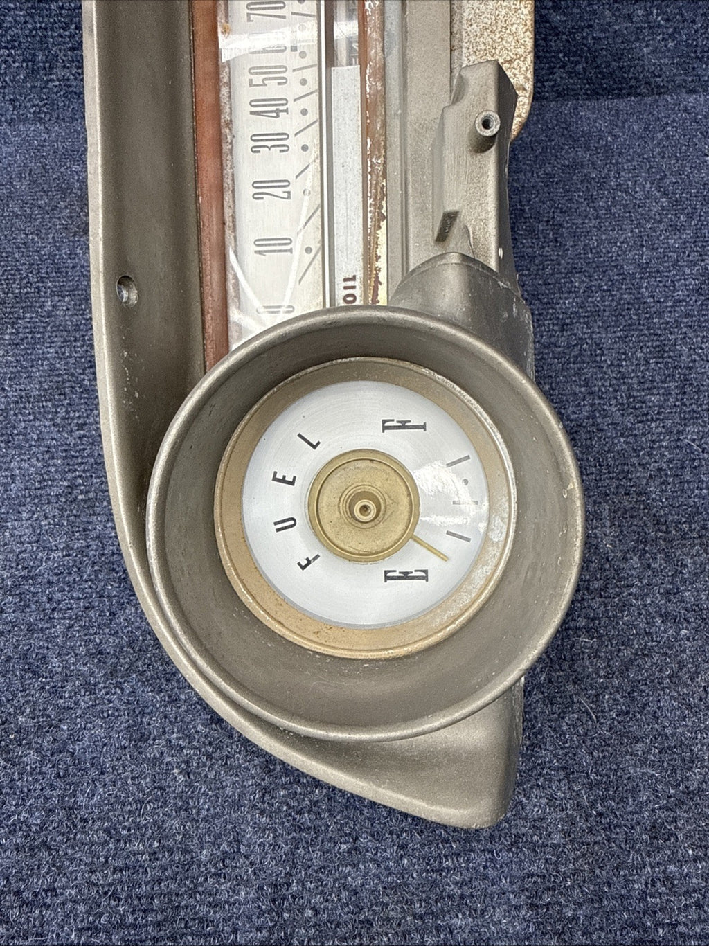 1963 1964 Ford Galaxie 500 Dash Instrument Cluster Speedometer Gauges OEM WHITE