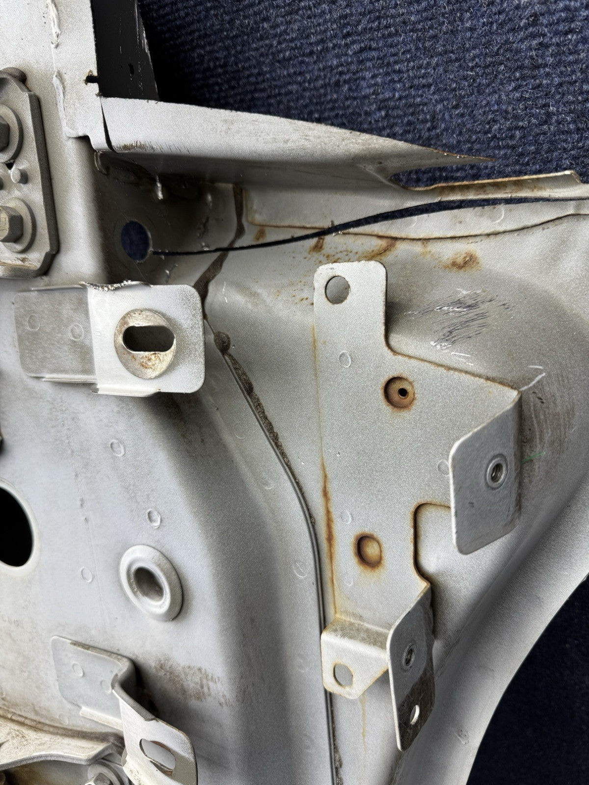 1994 95 96  MUSTANG DOOR FRAME METAL REPAIR SECTION Passenger Rh OEM Rust Repair