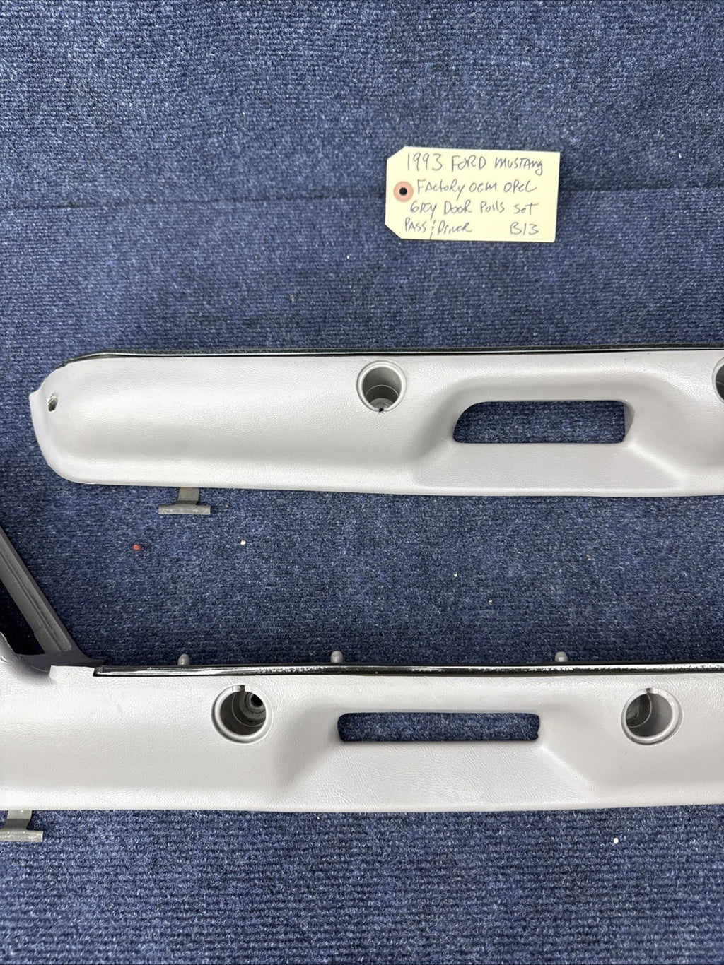 87-93 Ford Fox Body Mustang OPAL Gray Door Handle Pull Armrest 1987-1993 5.0L
