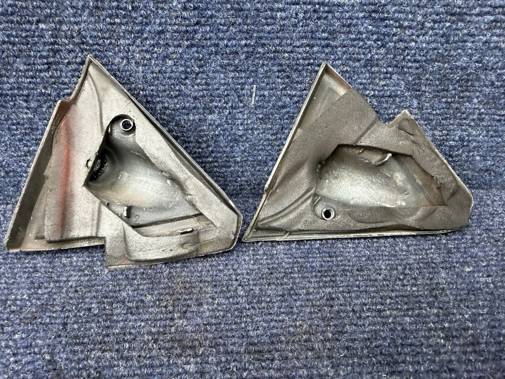 1979-1986 Mustang Manual Door Side Mirror Trim Cover Interior Bezel 79-86 Set