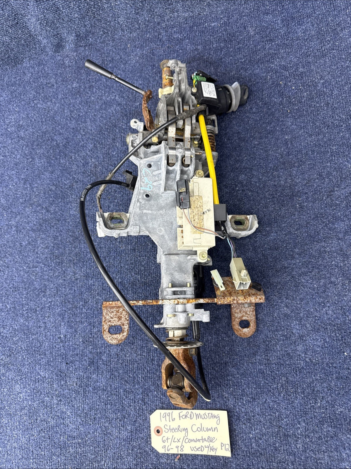 1996 97 98 OEM FORD MUSTANG STEERING COLUMN HOUSING  TILT COLUMN