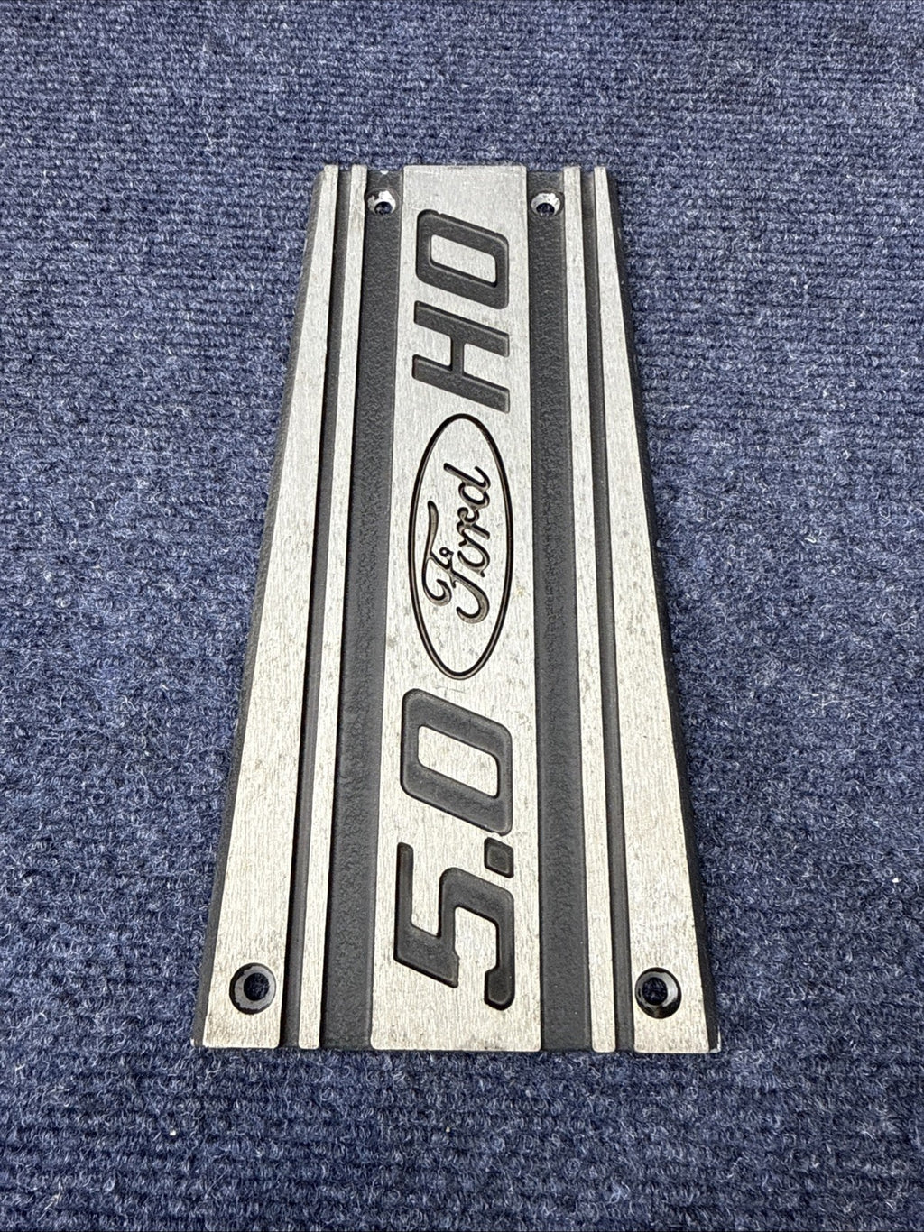 86-87-93 Ford Mustang Factory Upper Intake Manifold Plaque Cover 5.0 V8 OEM GT 
