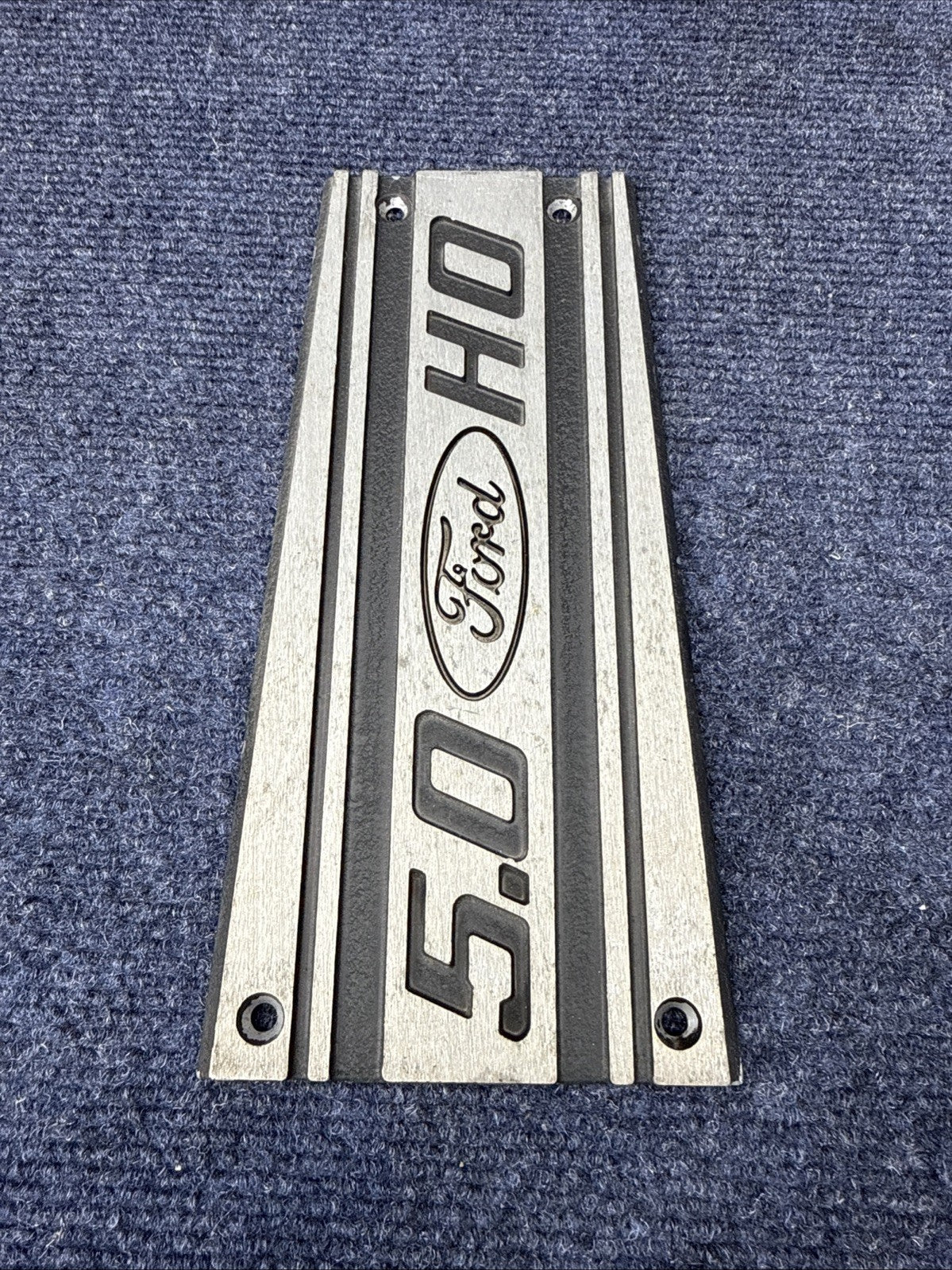 86-87-93 Ford Mustang Factory Upper Intake Manifold Plaque Cover 5.0 V8 OEM GT 