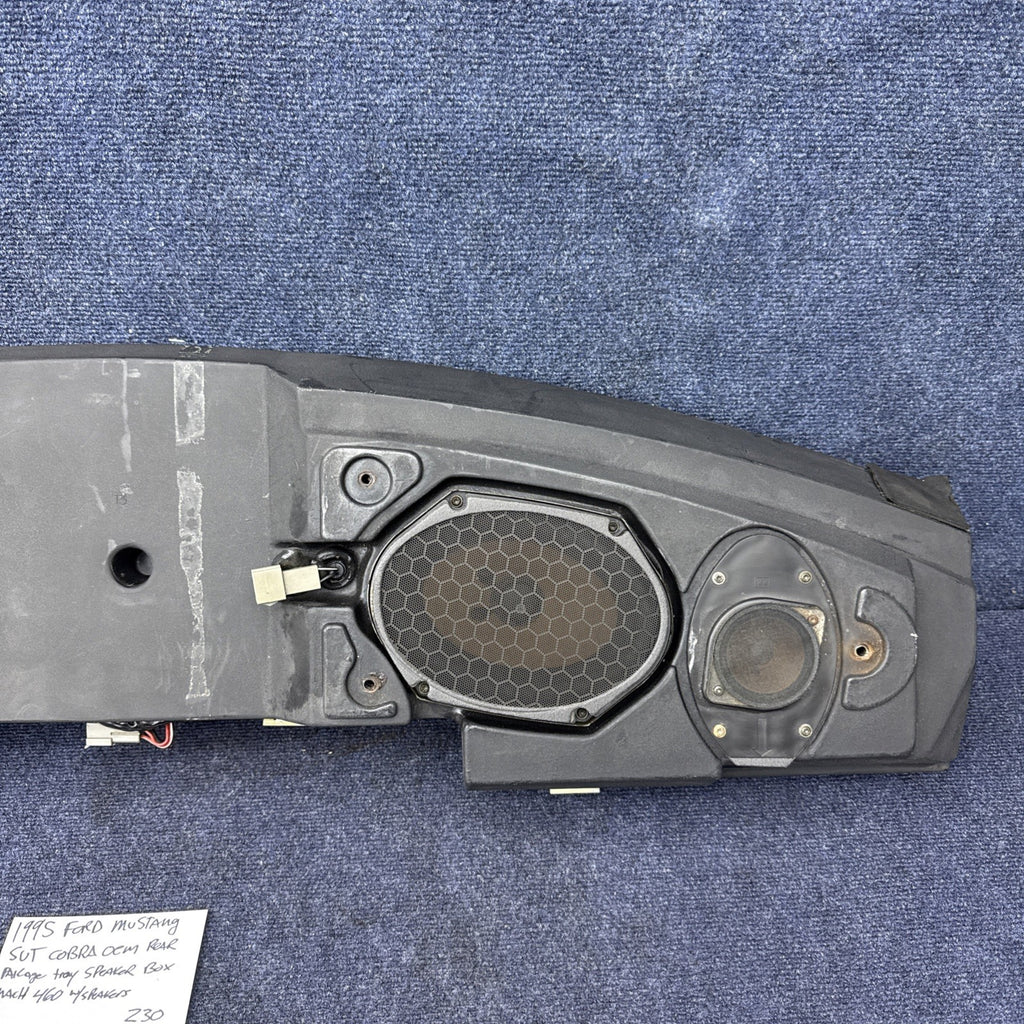 1995 Ford Mustang Svt Cobra Mach 460 Rear speakers Factory OEM Box Deck 94-95 Sn