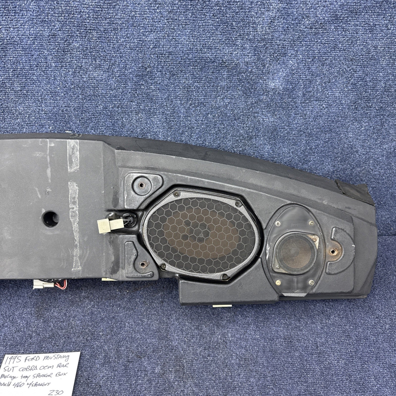 1995 Ford Mustang Svt Cobra Mach 460 Rear speakers Factory OEM Box Deck 94-95 Sn