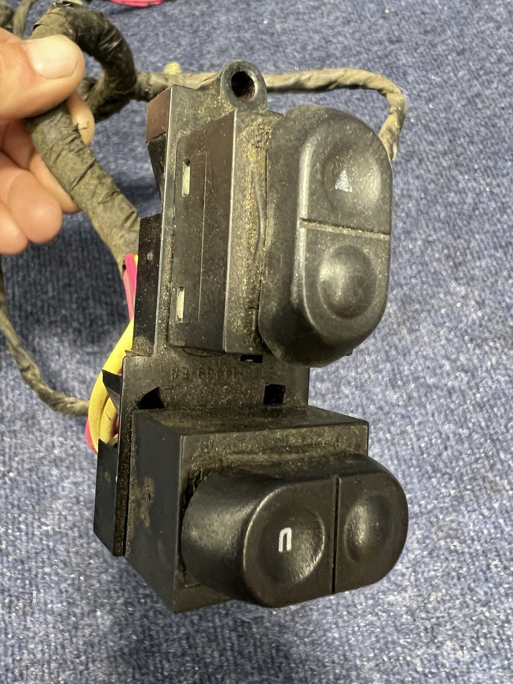 87-93 Ford Mustang Passenger Door Harness Power Lock Speaker Window Motor GT OEM