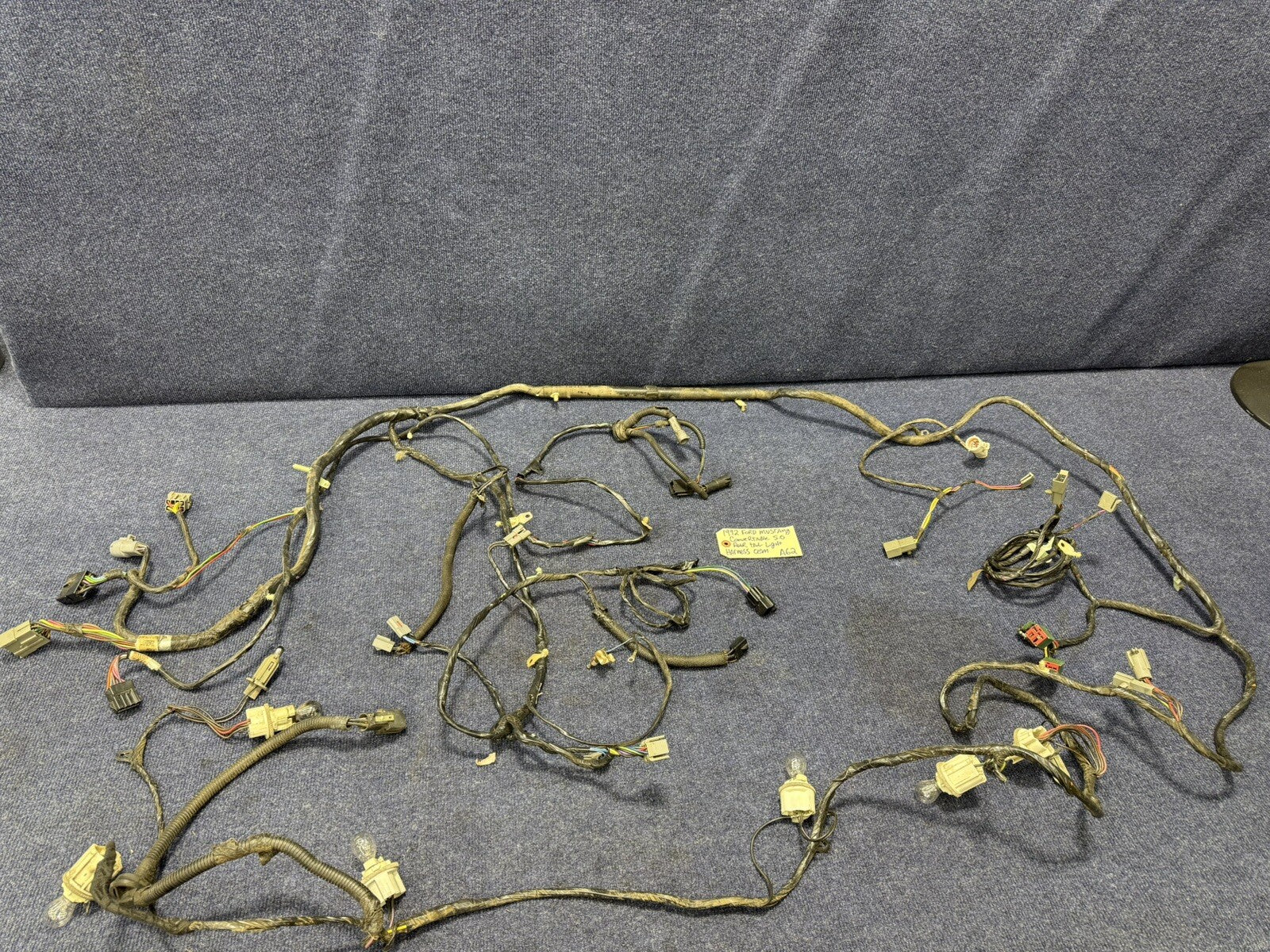 1987-1993 MUSTANG CONVERTIBLE LX WIRING HARNESS TAIL LIGHTS Power Top Fuel Pump