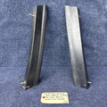 83-93 Mustang RH & LH Convertible Quarter Window Trim Guide Rear OEM 1987-1993