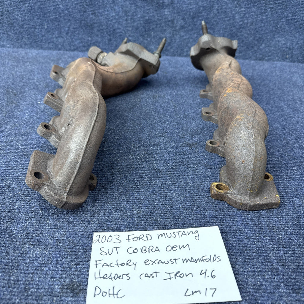 2003 2004 Ford Mustang Svt cobra 4.6l DOHC exhaust manifolds OEM Factory 39k