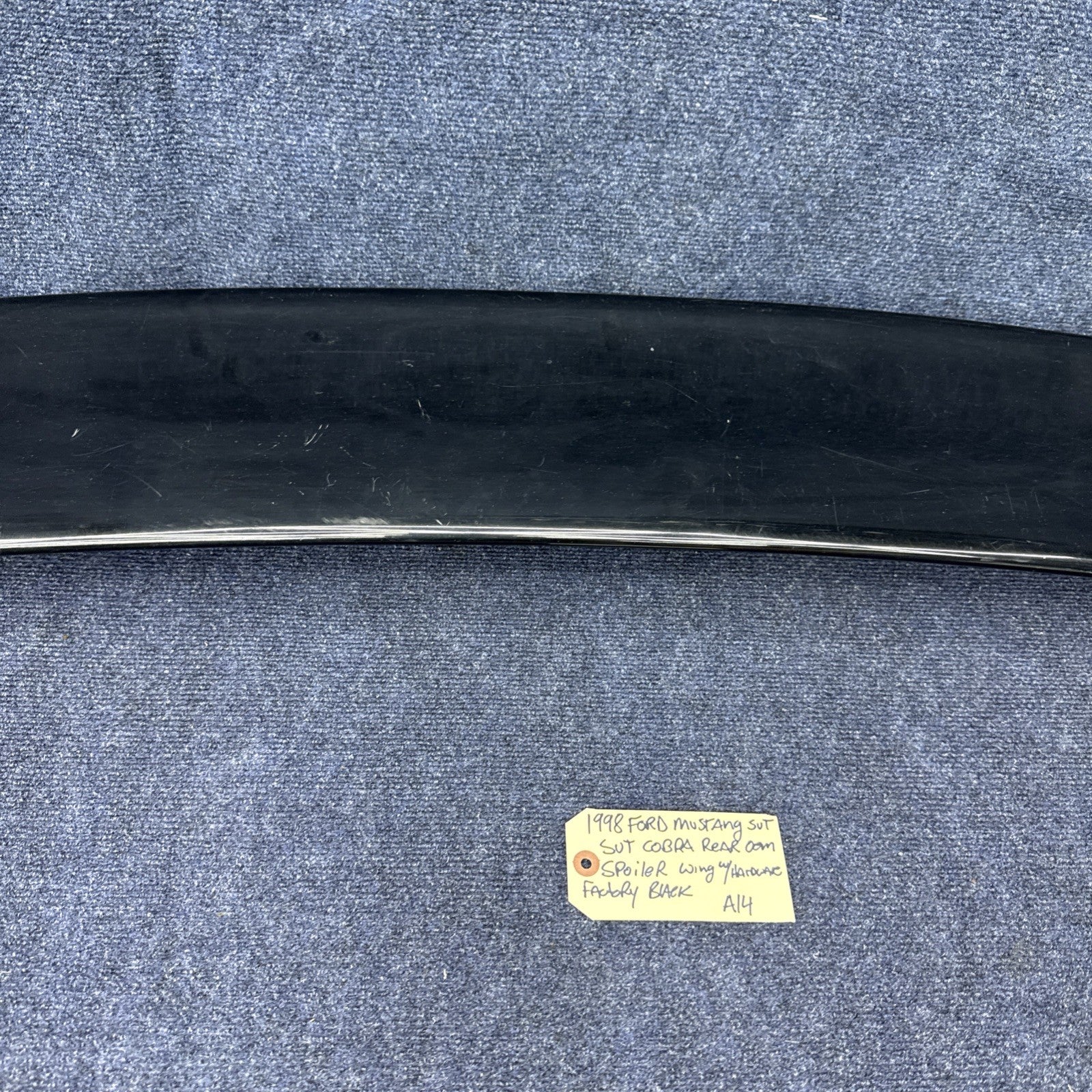 1996 1997 1998 FORD MUSTANG SVT COBRA REAR TRUNK SPOILER OEM Factory Black Gt Lx