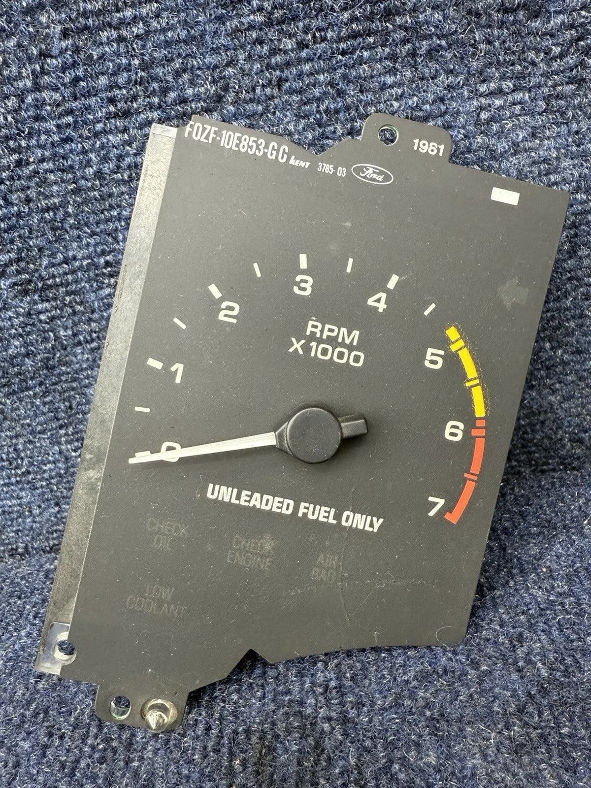 1990-1993 Ford Mustang Tachometer Unit 7,000 RPM Gauge Tach Factory Stock v8 7k