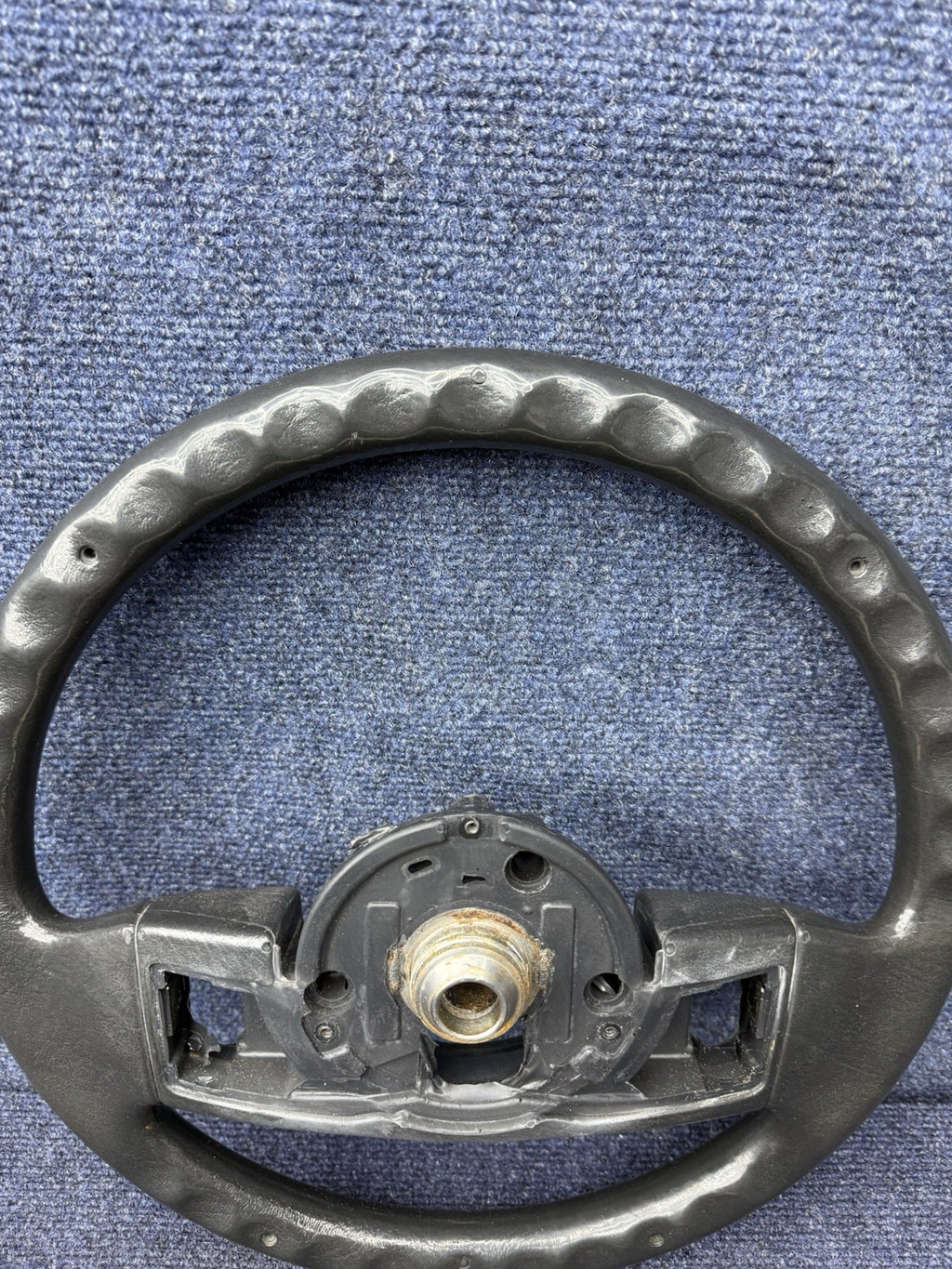 1987-1989 FORD MUSTANG BLACK STEERING WHEEL 87 88 89 OEM GT LX 2 Spoke Factory