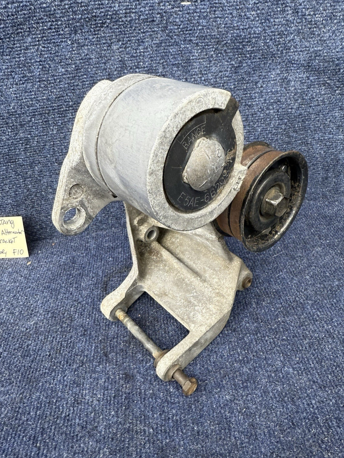85-93 Ford Mustang Alternator Bracket Front Belt Accessory Smog Tensioner OEM V8