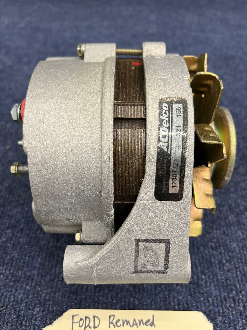 GM REMY 12V ALTERNATOR   321-155  12307721 60s Mustang Falcon Comet C2tz-10346-a
