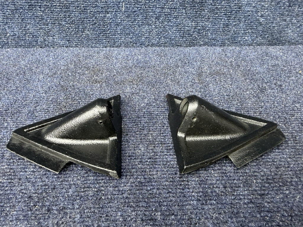 1979-1986 Mustang Manual Door Side Mirror Trim Cover Interior Bezel 79-86 Set