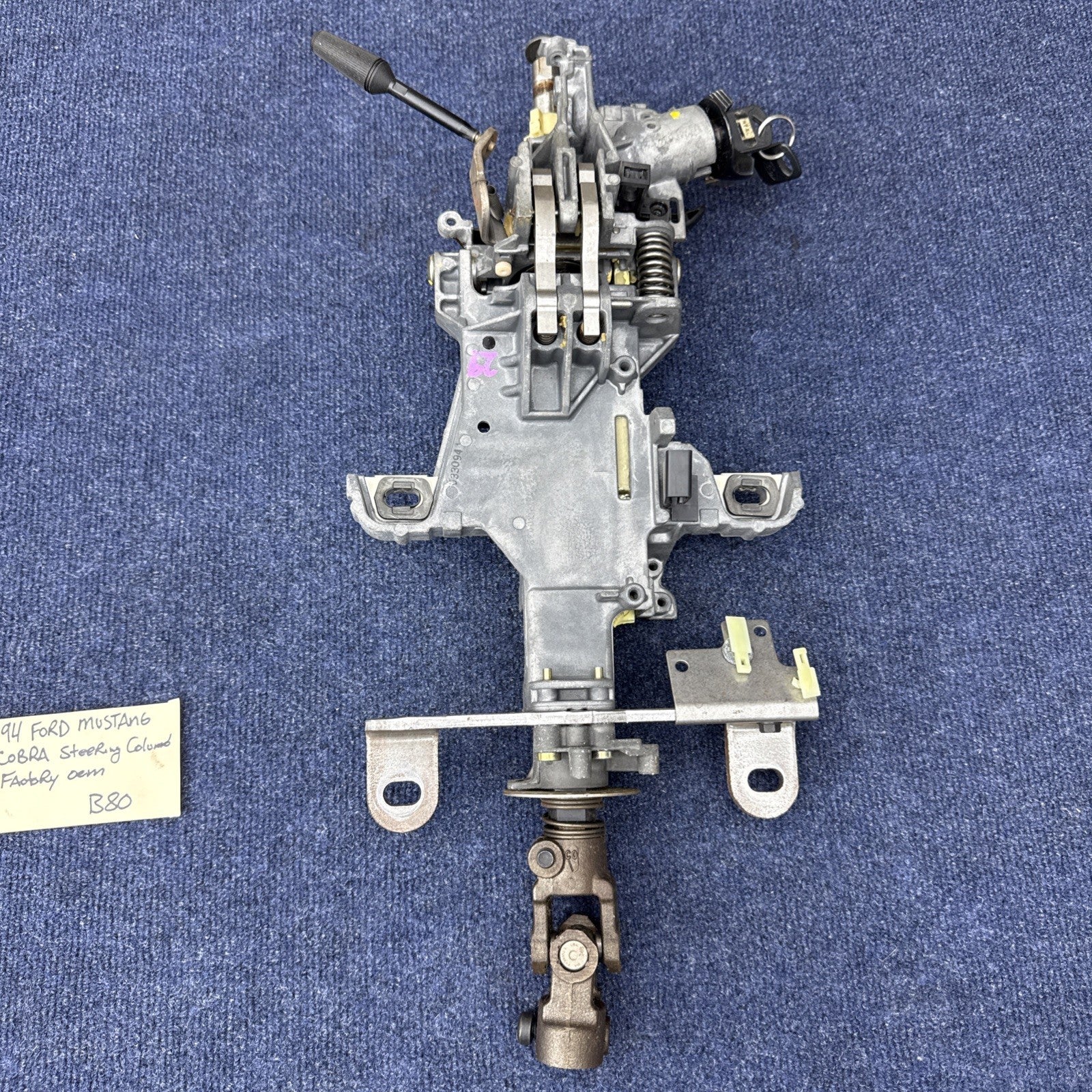 94 1994 Ford Mustang Svt Cobra OEM Manual Steering Column Assembly Factory Sn95