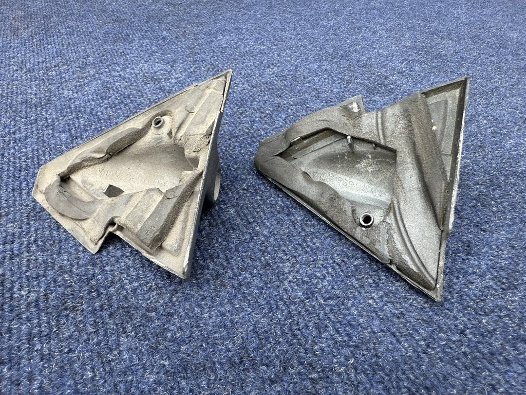 1979 1981 1982 1986 FORD MUSTANG CAPRI DOOR MIRROR REMOTE TRIM COVER PANELS PAIR