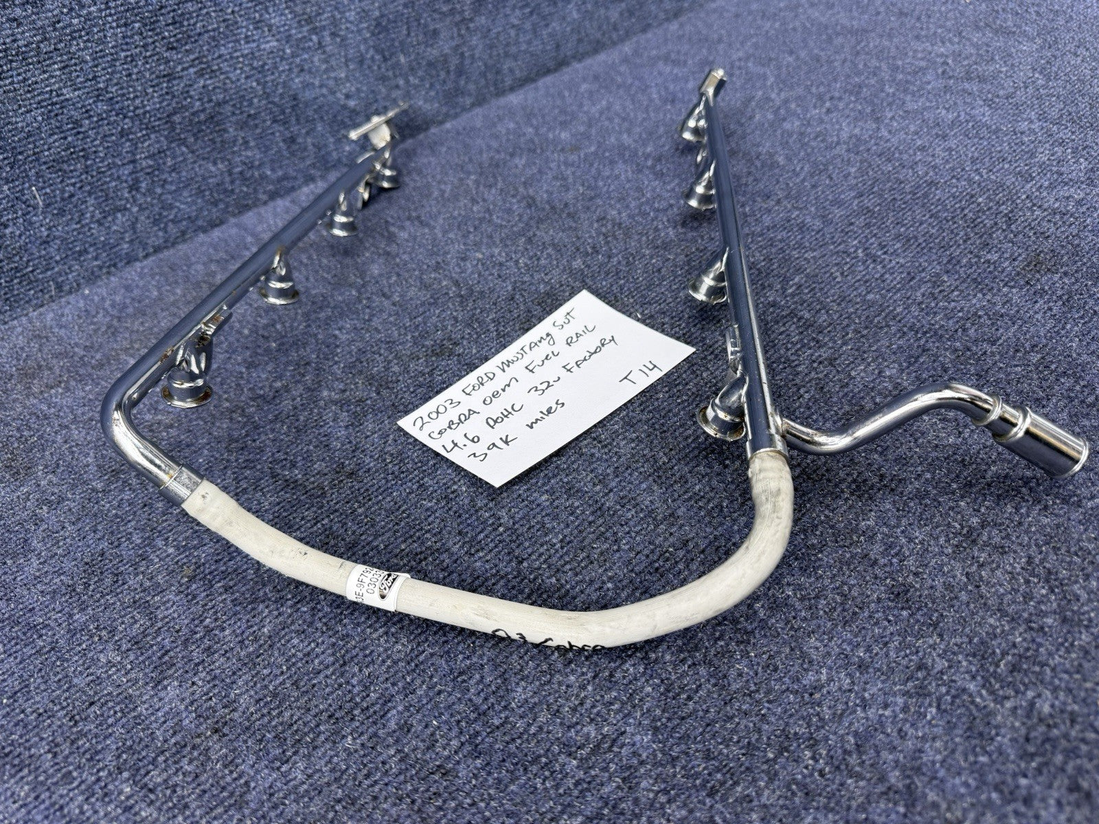 2003-2004 Ford Mustang SVT Cobra Fuel Rail OEM Factory 99-04 Terminator 4.6 DOHC