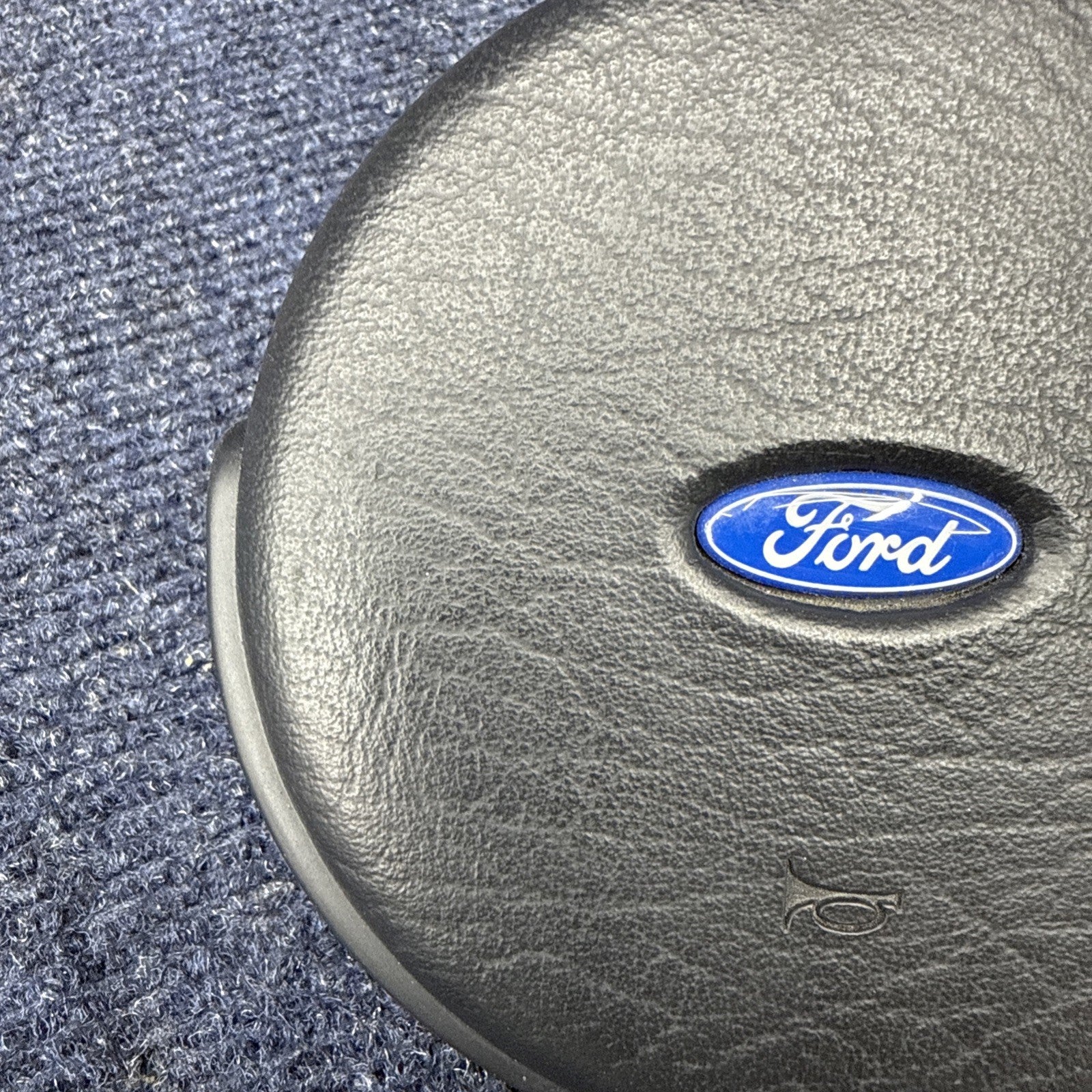 87-89 Ford Mustang Steering Wheel Horn Button Factory Tilt Steering Column OEM