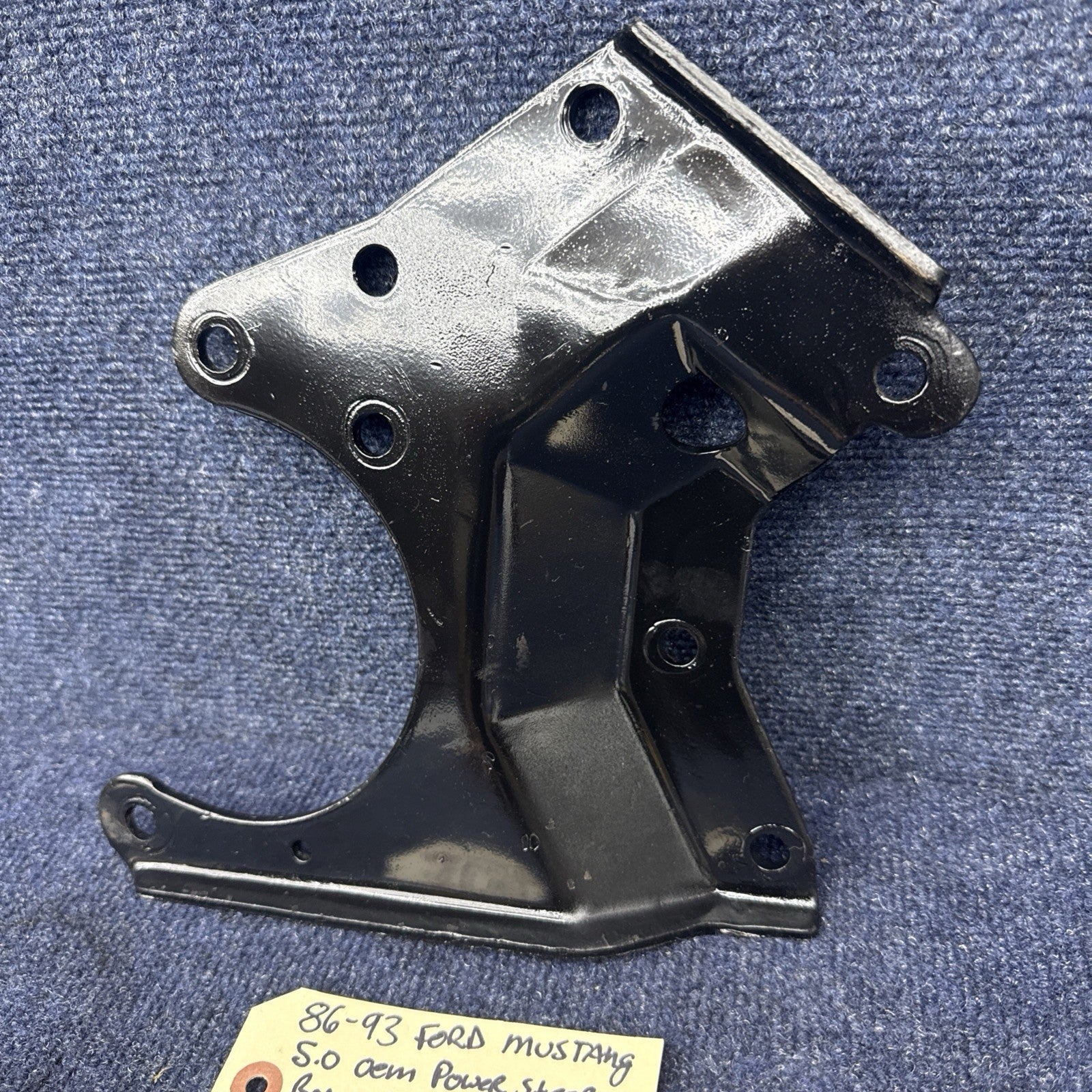 86-93 FORD MUSTANG 5.0 LX GT POWER STEERING AC A/C PUMP STEEL BRACKET MOUNT OEM