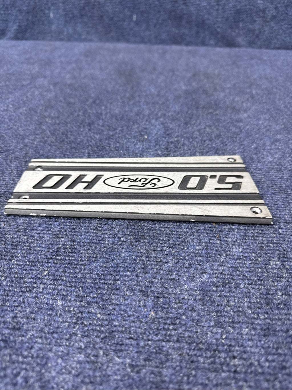 86-87-93 Ford Mustang Factory Upper Intake Manifold Plaque Cover 5.0 V8 OEM GT 