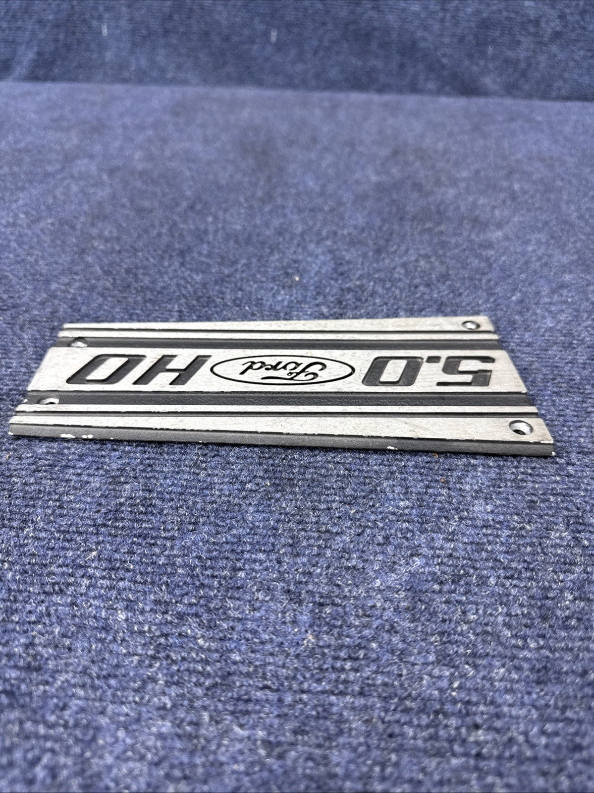 86-87-93 Ford Mustang Factory Upper Intake Manifold Plaque Cover 5.0 V8 OEM GT 