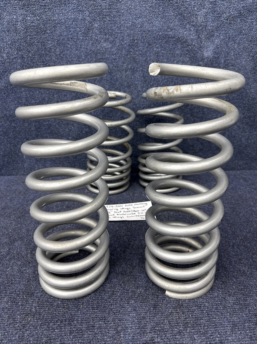 1999-2004 Ford Mustang GT Conv Summit Racing Coil Spring Lowering Springs 1 1/2”