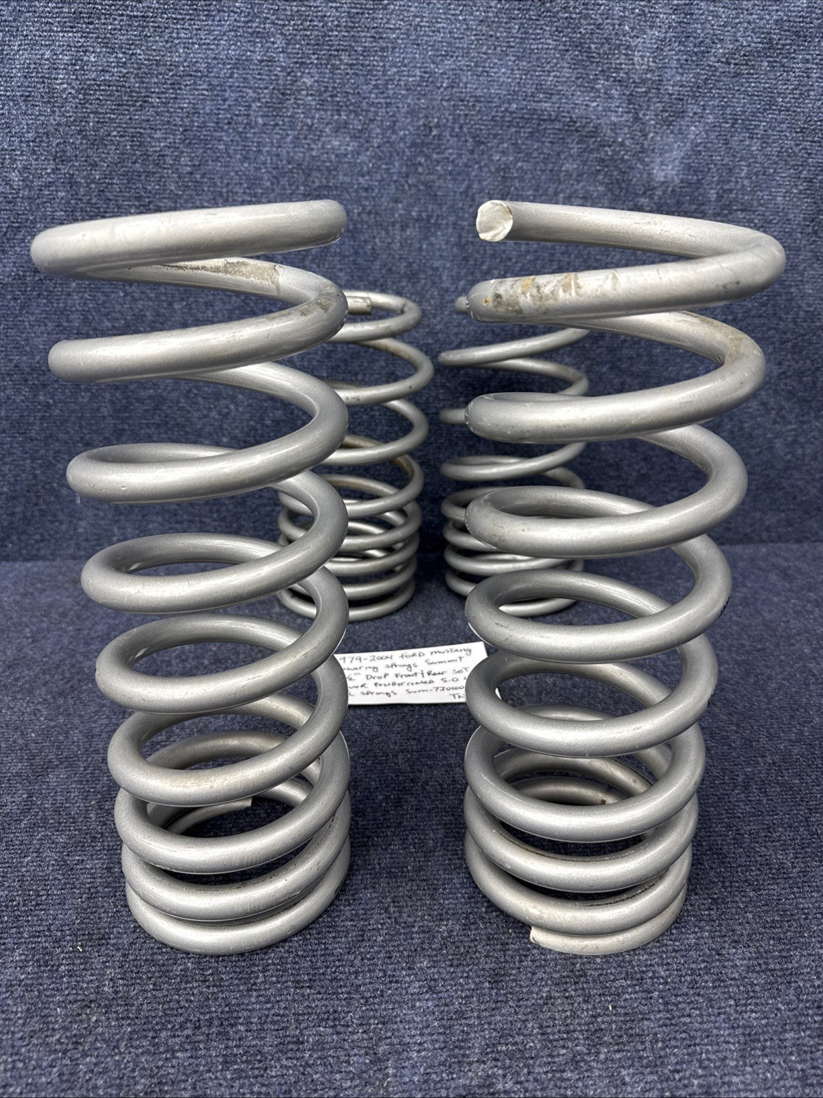 1999-2004 Ford Mustang GT Conv Summit Racing Coil Spring Lowering Springs 1 1/2”