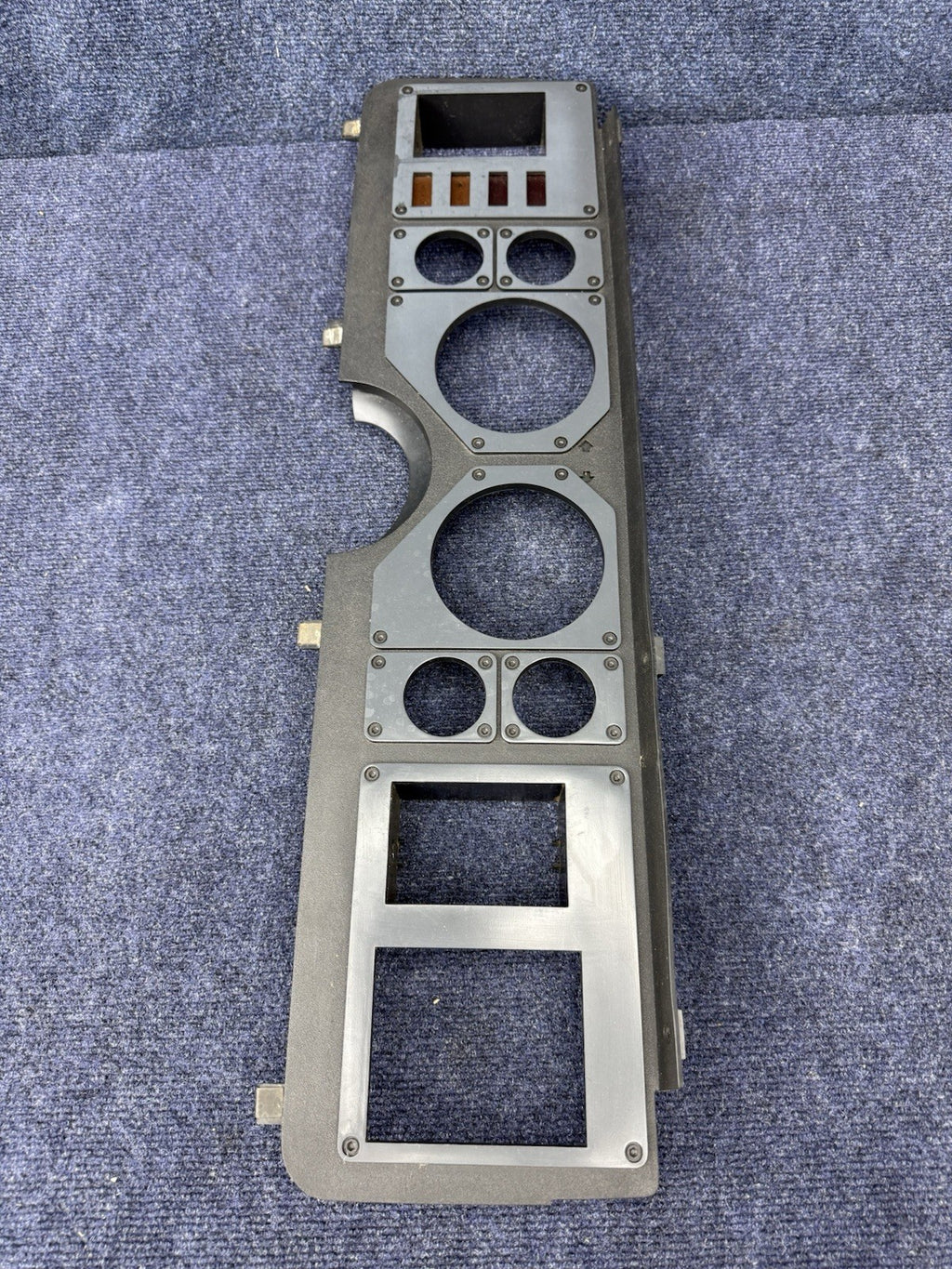 1985 1986 Ford Mustang Gt Grey Black Instrument Gauge Cluster Dash Trim Bezel
