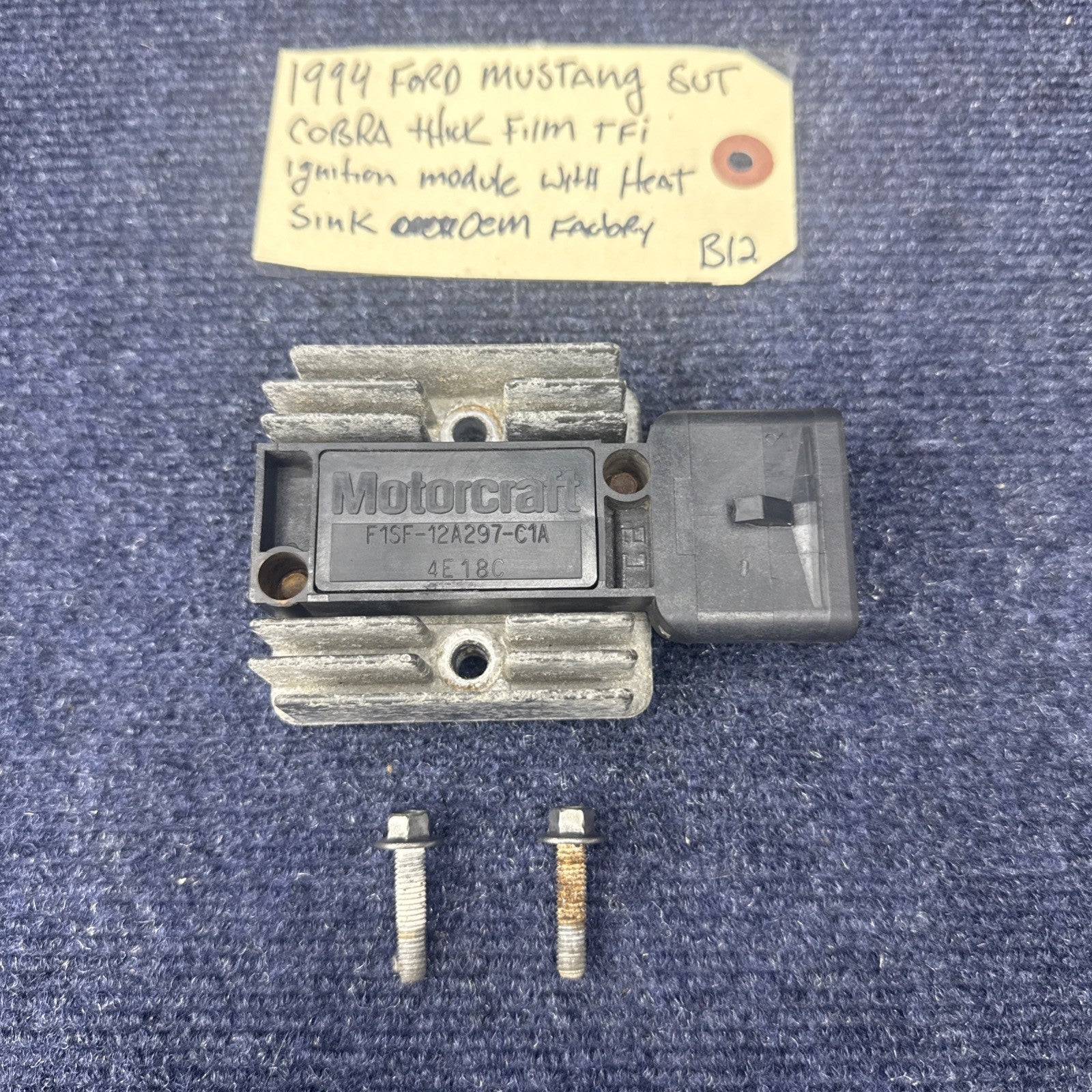 94-95 Mustang Gt Thick Film Ignition Module With Heat Sink Tfi Oem Aa7379