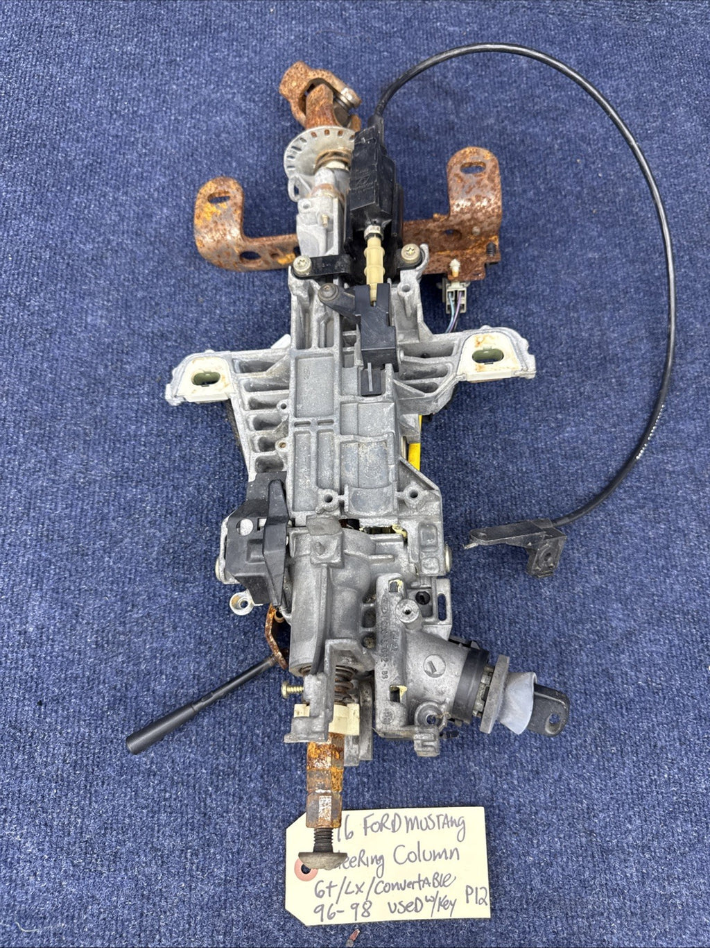 1996 97 98 OEM FORD MUSTANG STEERING COLUMN HOUSING  TILT COLUMN