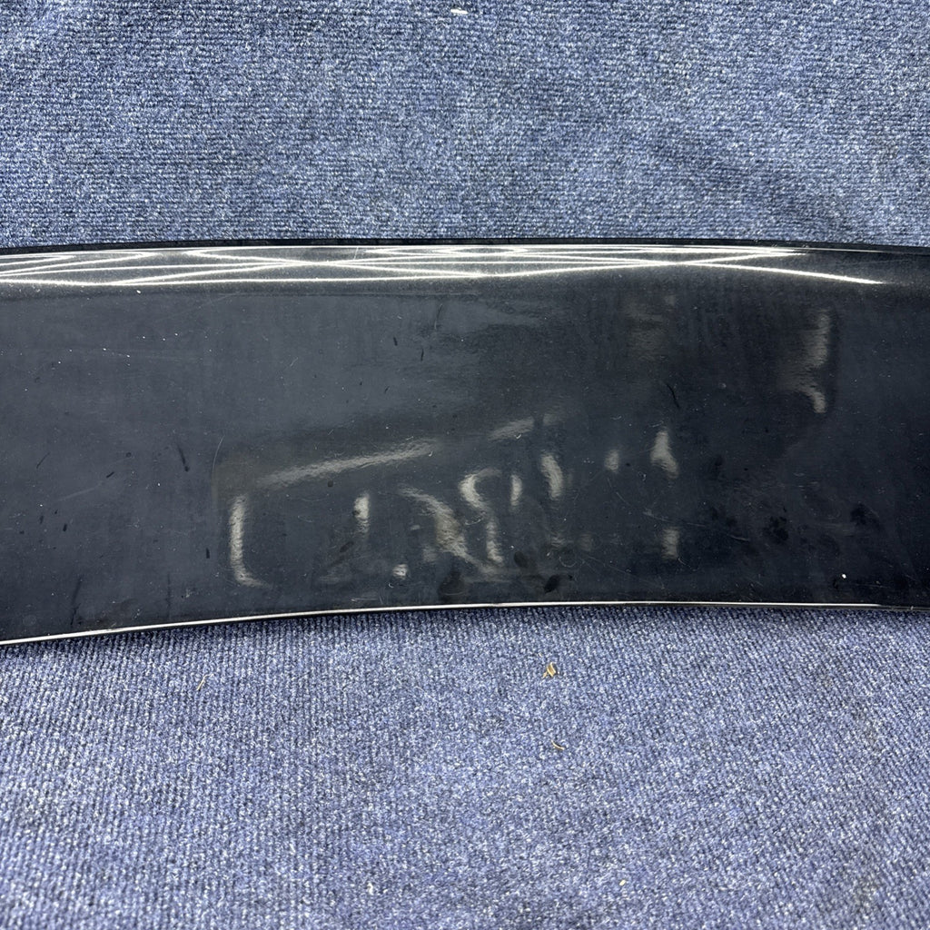 86-93 Ford MUSTANG LX HATCHBACK OEM REAR FIBERGLASS SPOILER W/LIGHT WING Black