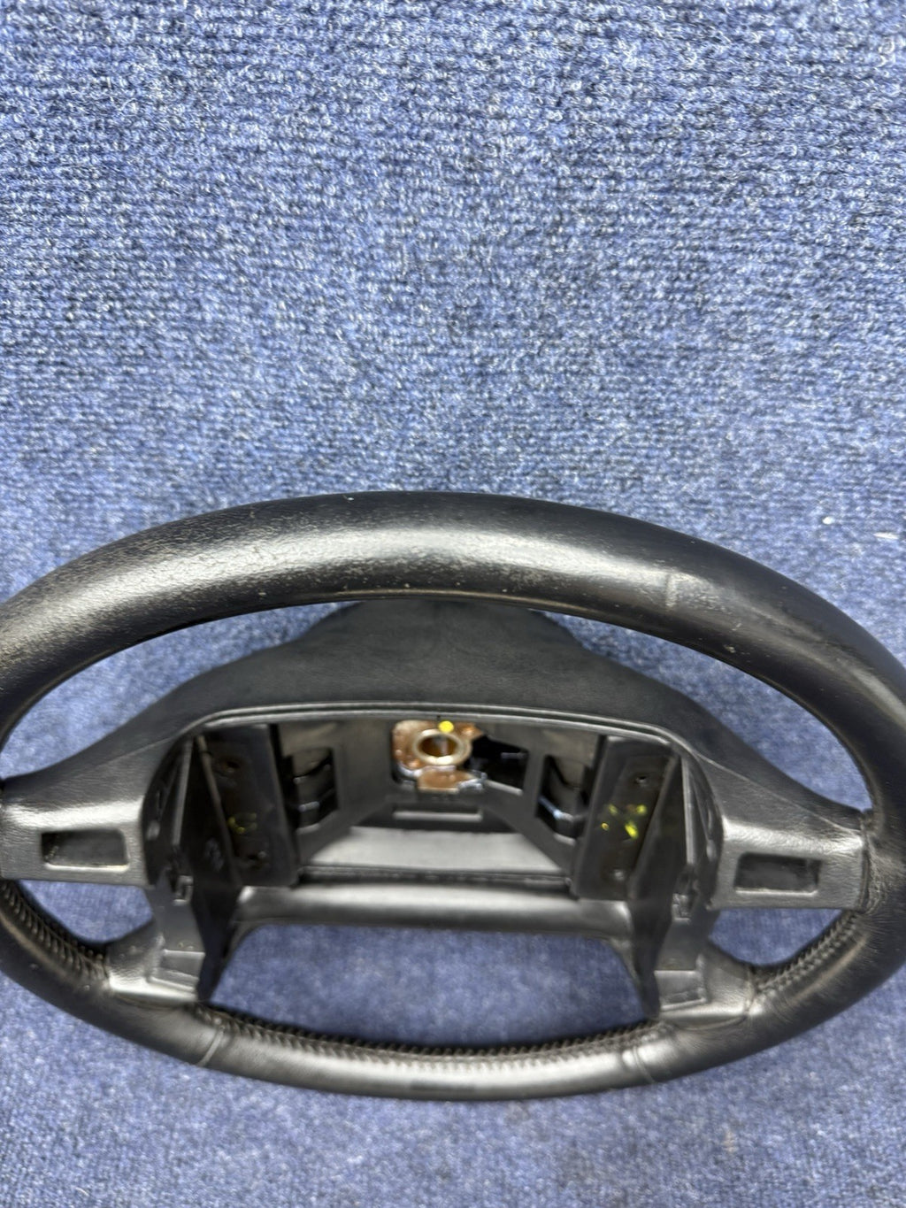 90-93 Ford Mustang Black Steering Wheel Leather  Factory OEM Coupe Hatch Stock
