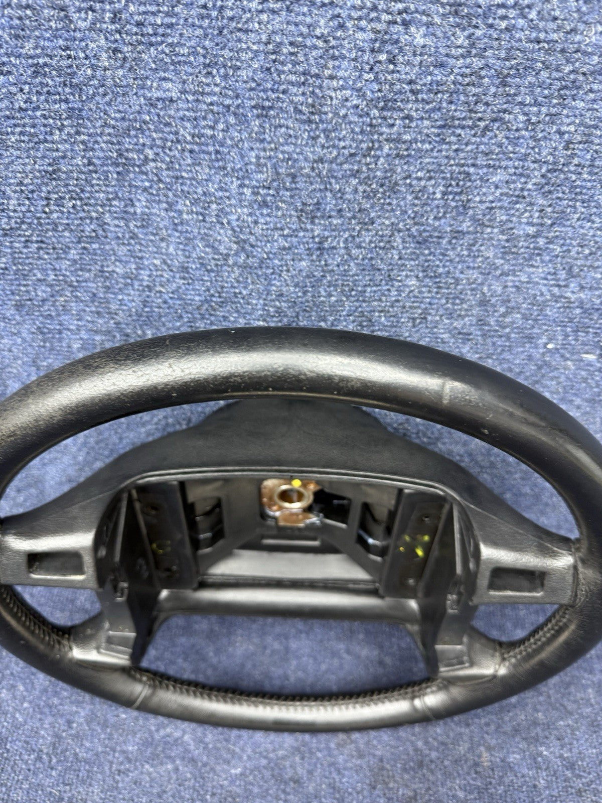 90-93 Ford Mustang Black Steering Wheel Leather  Factory OEM Coupe Hatch Stock