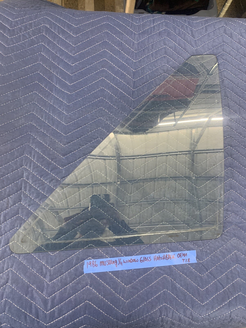 79 80 81 82 83 84 85 86 Ford Mustang Hatchback Right Rear 1/4 Glass GT Passenger